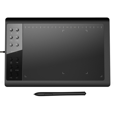 Графічний планшет Bosto 1060 Plus Black (B1060PLUS)