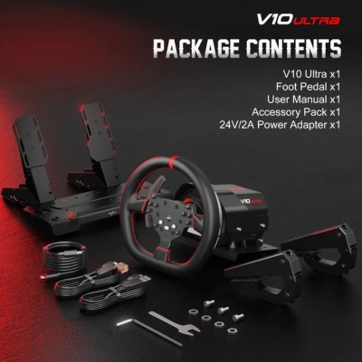Кермо PXN V10 Ultra Bundle for PS4/XBOX/Xbox Series X|S/PC (PXN-V10 Ultra EU)