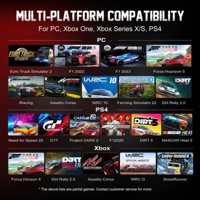 Кермо PXN V10 Ultra Bundle for PS4/XBOX/Xbox Series X|S/PC (PXN-V10 Ultra EU)