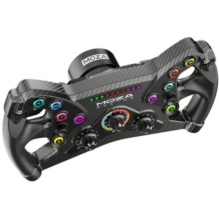 Кермо MOZA Racing KS Steering for PC, 30см., 10кн., RGB (RS047_Moza)