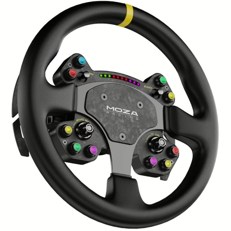 Кермо MOZA Racing RS V2 Steering for PC, 33cм., 10кн., RGB (RS25_Moza)