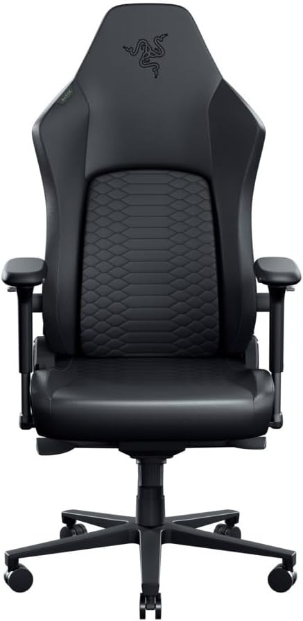 Крісло Razer Iskur V2 NewGen, EPU шкіра з CoolTouch™, 4D-Armrests, чорний (RZ38-04900800-R3G1)