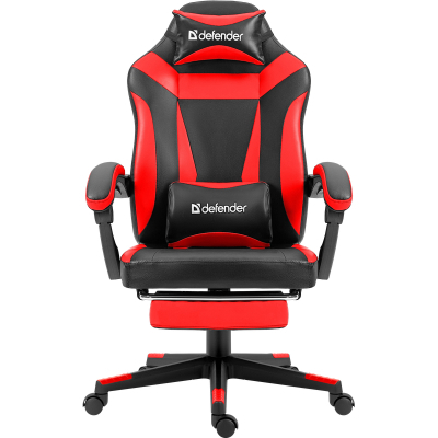 Крісло ігрове Defender Cruiser Black-Red (64344)