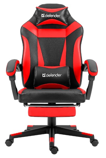 Крісло ігрове Defender Cruiser Black-Red (64344)
