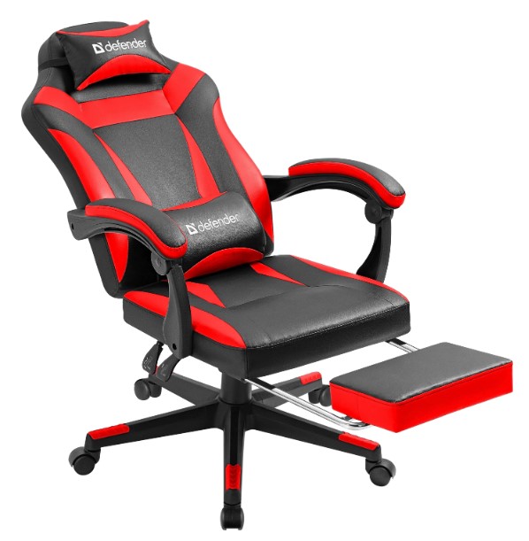 Крісло ігрове Defender Cruiser Black-Red (64344)