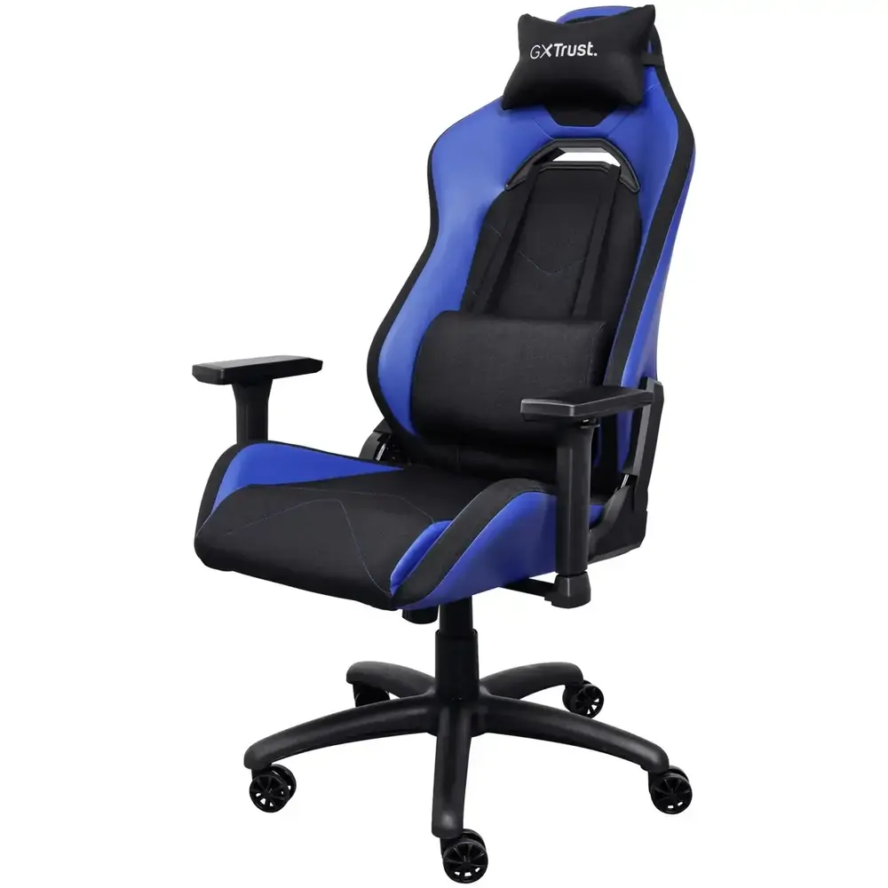 Крісло Trust GXT714B Ruya ECO, ПУ шкіра, 3D-Armrests, синій (25131_TRUST) (1599047)