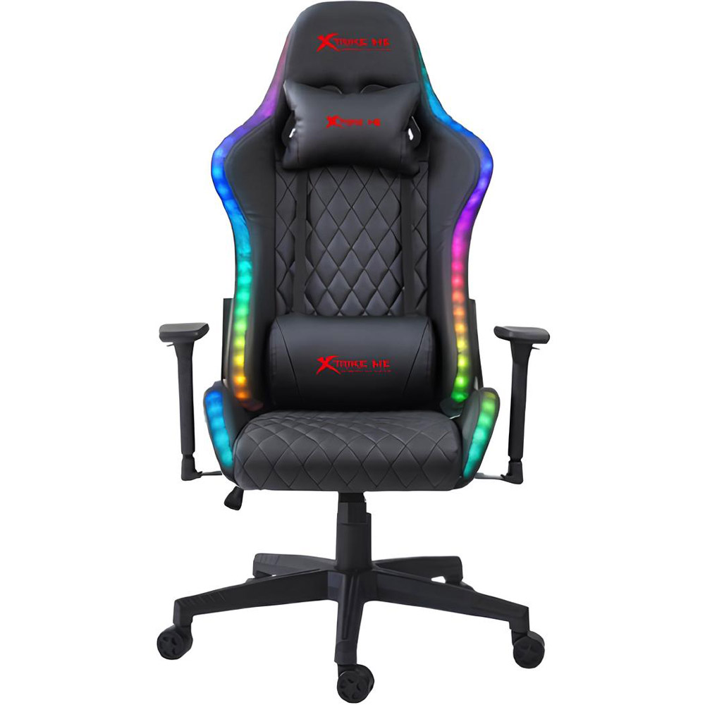 Крісло ігрове Xtrike ME Advanced Gaming Chair GC-907 RGB Black/Red (GC-907)