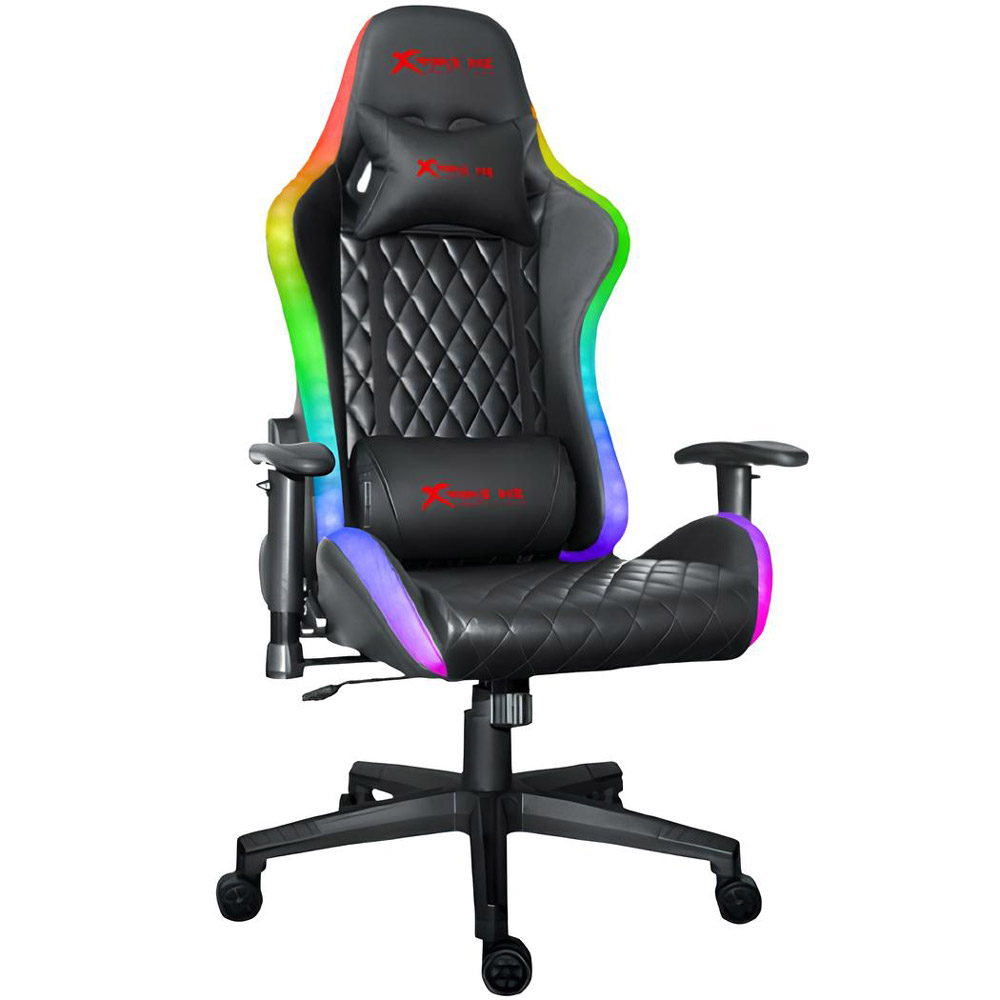 Крісло ігрове Xtrike ME Advanced Gaming Chair GC-907 RGB Black/Red (GC-907)
