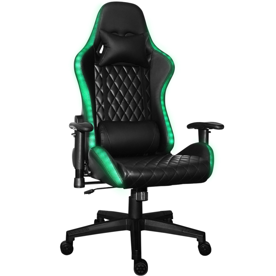 Крісло ігрове Xtrike ME Advanced Gaming Chair GC-907 RGB Black/Red (GC-907)