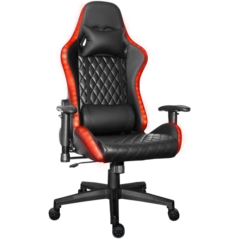 Крісло ігрове Xtrike ME Advanced Gaming Chair GC-907 RGB Black/Red (GC-907)