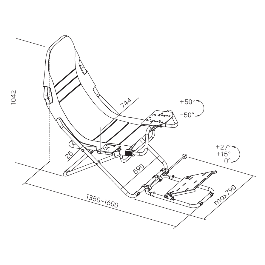 Кокпіт Gamepro RS400B Black