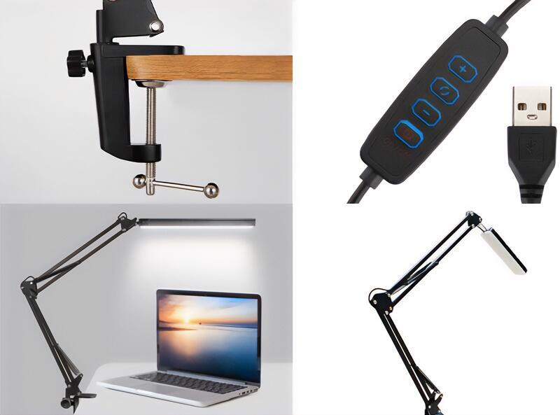 LED лампа настільна Media-Tech FLEX LAMP 5,6W 6500K 5V Black (MT224) (1800593)