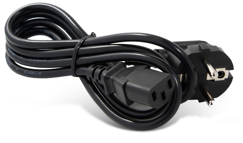 Кабель живлення 220В 1.5 м, 0,75мм С13-CEE 7/7 Schuko (B00717)