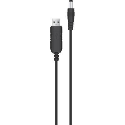 Кабель живлення ACCLAB USB - DC (M/M), 5.5х2.5 мм, 9 V, 1 A, 1 м, Black (1283126565113)