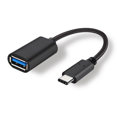 Адаптер Atcom USB Type-C - USB V 3.0 (M/F) Black (11310)