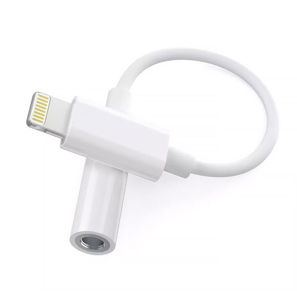 Перехідник Lightning to 3.5mm M 0.1m (4pin) MFI Choetech (AUX005)