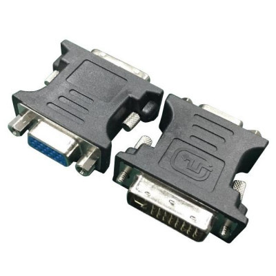 Адаптер Cablexpert DVI - VGA (M/F), Black (A-DVI-VGA-BK)