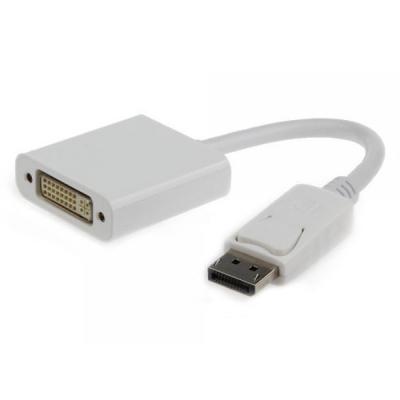 Адаптер Cablexpert DisplayPort - DVI (M/F), 0.1 м, білий (A-DPM-DVIF-002-W) пакет