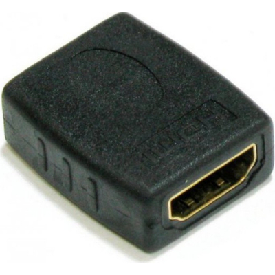 Адаптер Cablexpert HDMI - HDMI (F/F), F19, Black (A-HDMI-FF)