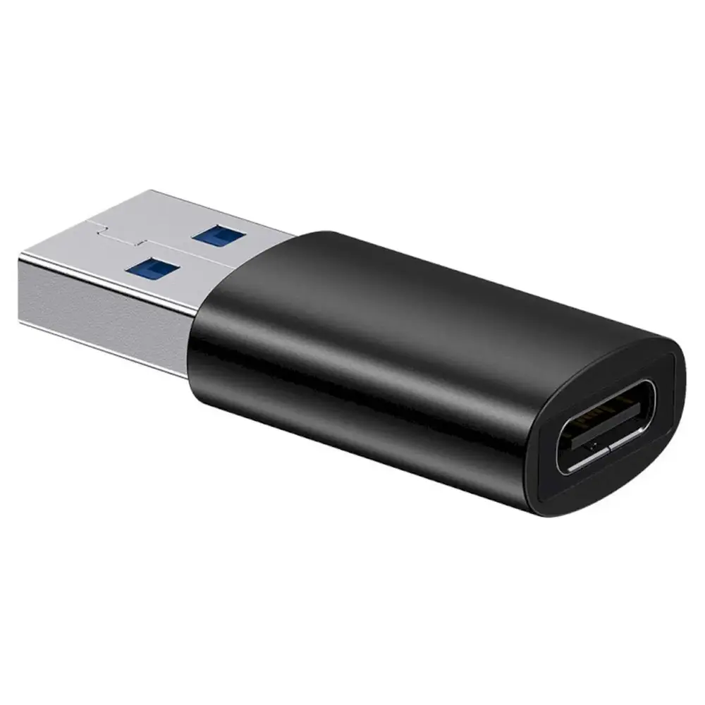 Адаптер Baseus Ingenuity Series Mini OTG Adaptor USB 3.1 to USB-C Black (ZJJQ000101)