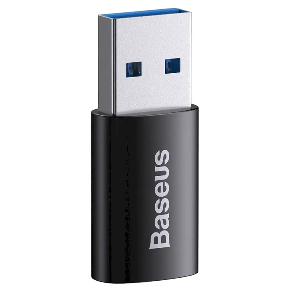Адаптер Baseus Ingenuity Series Mini OTG Adaptor USB 3.1 to USB-C Black (ZJJQ000101)