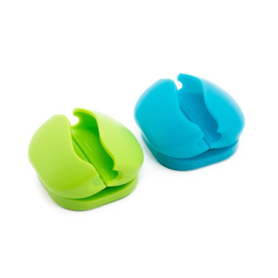Тримач для кабелю Extradigital CC-950 Cable Clips, Green/Blue (KBC1714)