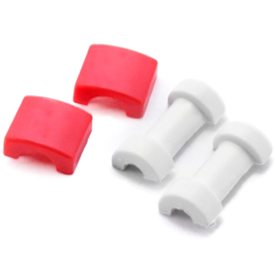 Тримач для кабелю Extradigital Cable Clips Savior for Aplle iPhone, захист від заломів, Red (KBC1738