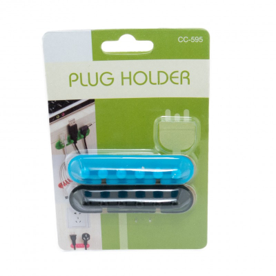 Тримач для кабелю Extradigital CC-595 Cable Clips, Black/Blue (KBC1725)