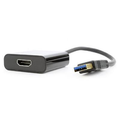 Адаптер Cablexpert (A-USB3-HDMI-02) USB3.0-HDMI, 0.15 м, чорний