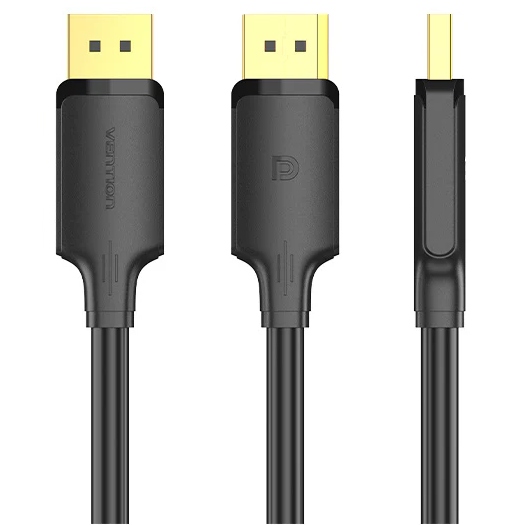Кабель мультимедійний DisplayPort to DisplayPort 3.0m V1.2 4K 60Hz 3D Dolby 7.1 VENTION (HAKBI)