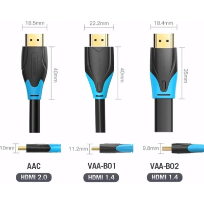 Кабель мультимедійний HDMI M to HDMI M 10.0m black VENTION (AACBL)