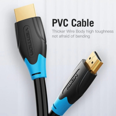 Кабель мультимедійний HDMI M to HDMI M 10.0m black VENTION (AACBL)