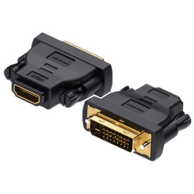 Адаптер Vention HDMI - DVI V 1.4 (F/M), Black (ECDB0)
