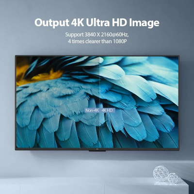 Кабель мультимедійний HDMI M to HDMI M 3.0m 4K60Hz black Vention (AAIBI)
