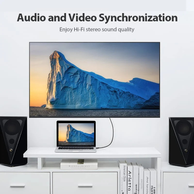 Кабель мультимедійний HDMI M to HDMI M 3.0m 4K60Hz black Vention (AAIBI)