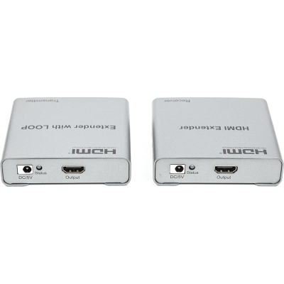 Адаптер HDMI 4K/30hz, up to 100m via CAT5E/6, loop-out (HDES12-LOOP) PowerPlant (CA912964)