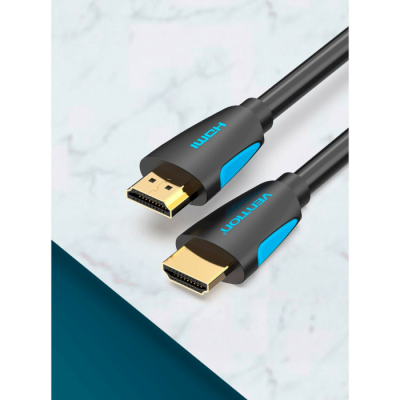 Кабель мультимедійний HDMI to HDMI 15.0m V2.0 4K 30Hz PVC VENTION (VAA-M02-B1500)
