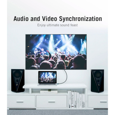 Кабель мультимедійний HDMI to HDMI 15.0m V2.0 4K 30Hz PVC VENTION (VAA-M02-B1500)