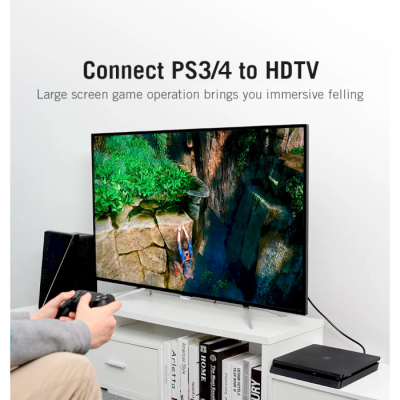 Кабель мультимедійний HDMI to HDMI 15.0m V2.0 4K 30Hz PVC VENTION (VAA-M02-B1500)