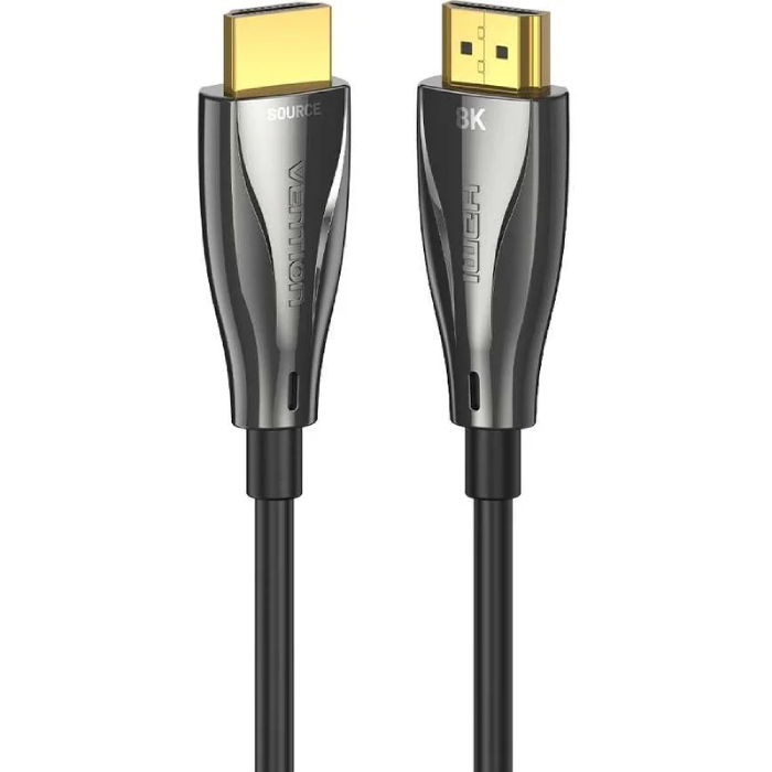 Кабель мультимедійний HDMI M to HDMI M 60.0m V2.1 Optical 8K 60Hz 48Gbps Dolby 7.1 black VENTION (ALBBAE)