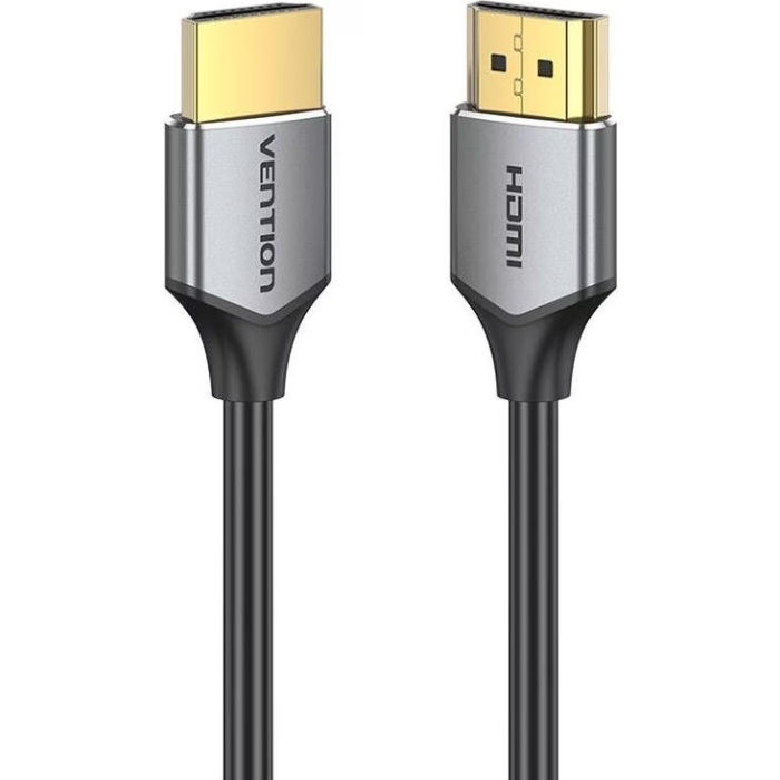 Кабель мультимедійний HDMI M to HDMI M 1.0m V2.0 4K60Hz PVC gray Vention (ALEHF)