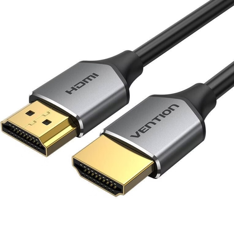 Кабель мультимедійний HDMI M to HDMI M 1.0m V2.0 4K60Hz PVC gray Vention (ALEHF)