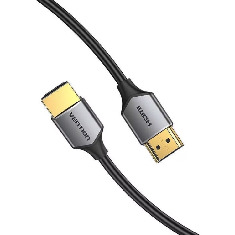 Кабель мультимедійний HDMI M to HDMI M 1.0m V2.0 4K60Hz PVC gray Vention (ALEHF)