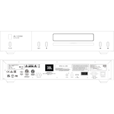 CD програвач JBL CD 350 (JBLCD350EU)