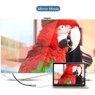 Адаптер Ugreen HDMI - USB Type-C (F/M), White (40273)