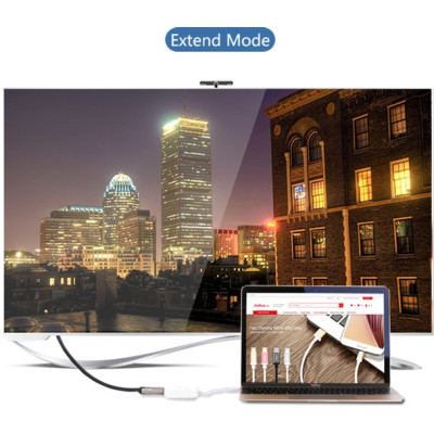 Адаптер Ugreen HDMI - USB Type-C (F/M), White (40273)