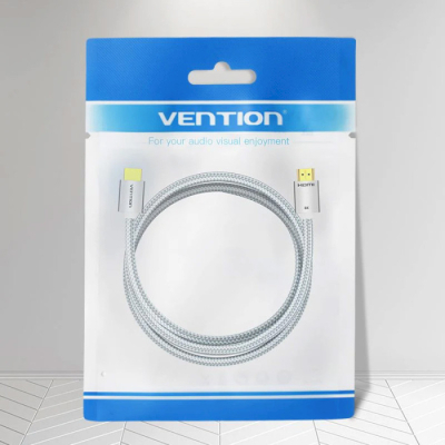 Кабель мультимедійний HDMI M to HDMI M 2.0m V2.1 8K60Hz silver Vention (ALCIH)