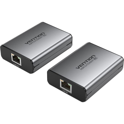 Адаптер HDMI via UTP up to 60m w/Power adapter(RX/TX) V1.4 1080p 60Hz 3D DD7.1 Vention (AKGH0-EU)
