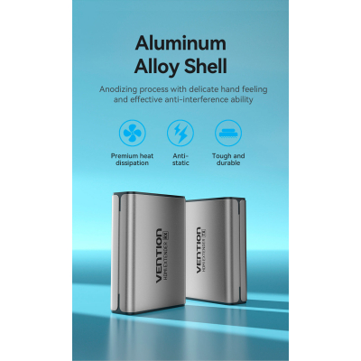 Адаптер HDMI via UTP up to 60m w/Power adapter(RX/TX) V1.4 1080p 60Hz 3D DD7.1 Vention (AKGH0-EU)