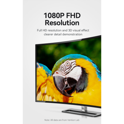 Адаптер HDMI via UTP up to 60m w/Power adapter(RX/TX) V1.4 1080p 60Hz 3D DD7.1 Vention (AKGH0-EU)